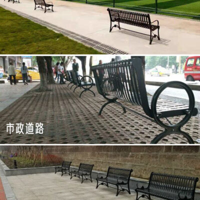 Công viên ngoài trời băng ghế gang rèn sắt sân vườn ghế giải trí sân băng ghế đôi ngoài trời ngoài trời ngoài trời