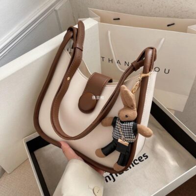 Túi nước hoa nhỏ túi phổ biến năm nay túi hợp thời trang mới kết cấu nữ Túi messenger phù hợp với tất cả túi đeo vai đơn nhà ga độc lập bán buôn