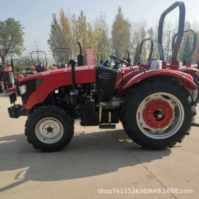 Nông nghiệp 504 604 bốn bánh dẫn động bốn bánh máy kéo bán buôn lúa và ruộng khô máy xới quay máy kéo lớn đa năng