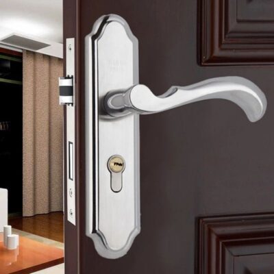 Bán buôn ổ Khóa cửa trọn bộ ổ khóa thép không gỉ dày gia đình ổ Khóa cửa gỗ phổ trong nhà ổ Khóa cửa phòng ngủ