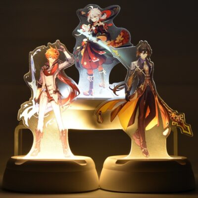 Yuanshen Genshin Tác Động Doujin Hai Chiều Anime Game Ngoại Vi Loa Bluetooth Đa Năng 3D Đèn Ngủ