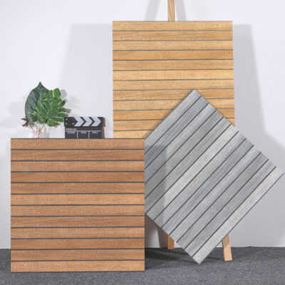 Vân Gỗ Gạch Rãnh Chống Trượt Cổ Gạch Chịu Mài Mòn Sân Phòng Nắng Ngoài Trời Tường Gạch Lát Sàn