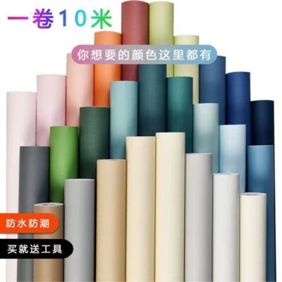 Giấy dán tường tự dính giấy dán tường có thể được chà trắng ký túc xá nhà phòng ngủ ấm áp nền tường tự dính Amazon miễn phí vận chuyển