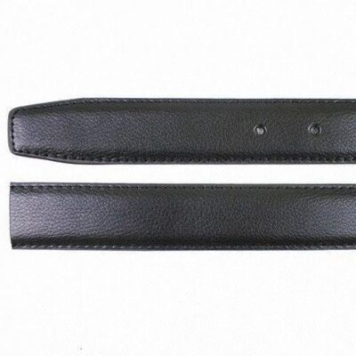 Thắt lưng nam khóa cài đầu không đầu da bò sọc công sở.dây bấm body..dây thắt lưng