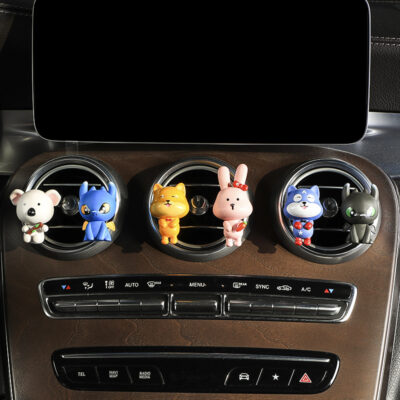 Máy Khuếch Tán Hương Thơm Trang Trí Điều Hòa Xe Hơi Lỗ Thông Khí Nước Hoa Hương Thơm Nhẹ Nhàng Hoạt Hình Thỏ Nữ Dễ Thương Trang Trí Nội Thất Xe Hơi