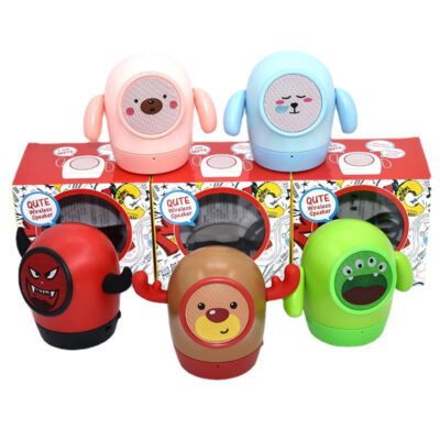 JYWT Hoạt Hình Búp Bê Loa Bluetooth Mini Không Dây Thẻ Âm Thanh Dễ Thương Sáng Tạo Anime Tặng LOGO Laser