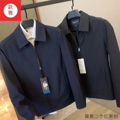 Nhà máy thương mại nước ngoài duy nhất của công ty ~ mùa xuân mới kinh doanh bình thường ve áo dây kéo áo khoác áo khoác nam áo gió quần áo nam