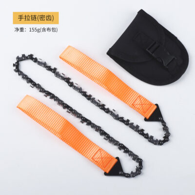 24 inch màu cam di động lưỡi cưa tay dây kéo tay cưa bỏ túi cưa chuỗi cưa sinh tồn hoang dã