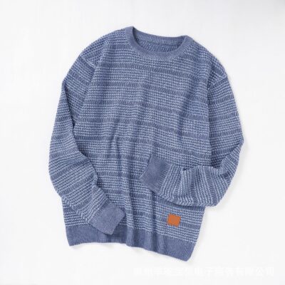 Trạm độc lập Amazon Thương mại nước ngoài xuất khẩu Áo len nam mới Áo len cổ điển nam Âu Mỹ