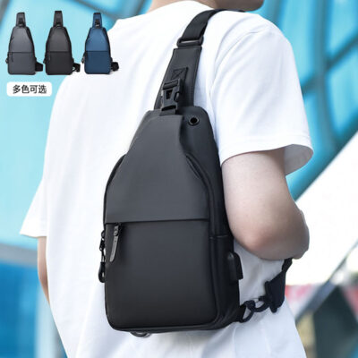 Mới công suất lớn túi đeo ngực nam túi đeo vai xu hướng thời trang đơn giản chức năng chống thấm nước ba lô nhỏ hợp thời trang thương hiệu