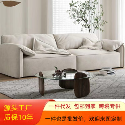 Ghế sofa tai Baxter Xiaohongshu nhà thiết kế loại căn hộ lớn và nhỏ của Ý công nghệ tối giản vải voi xuống ghế sofa