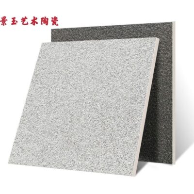 Biệt thự ngoài trời sân lát gạch lát nền sân thượng ngoài trời lát đá granit chống trượt lát đá nhà để xe gạch lát nền chống áp gạch vuông