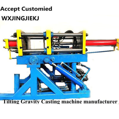 Nhà sản xuất máy đúc trọng lực Vô Tích sản xuất máy đúc thủ công + tự động nghiêng cho các sản phẩm nhôm và đồng
