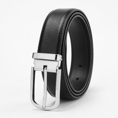 Thắt Lưng Nam Khóa Pin Thắt Lưng Nam Thanh Niên Trung Niên Nam Da Bò Trẻ Trung Quần Thắt Lưng Một Mảnh Bán Buôn