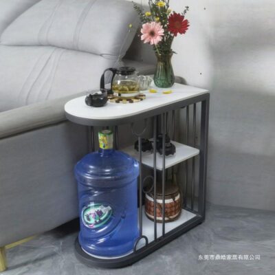 Bắc Âu Gió Đá Ban Ghế Sofa Tủ Phụ Bàn Trà Nhỏ Vàng Đỏ Bàn Trà Nhỏ Góc Bàn Đầu Giường Tủ Trà Nhỏ