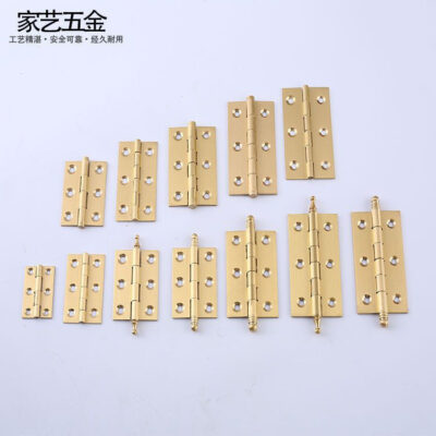 Nhà máy sản xuất trực tiếp bản lề đồng bản lề keo xích cửa tủ bản lề đồng cửa gỗ bản lề phần cứng bằng đồng nguyên chất bản lề 1.5 inch