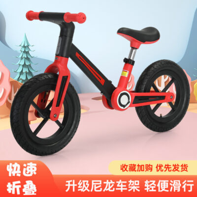 Bán buôn xe thăng bằng trẻ em không có bàn đạp xe tay ga 2-6 tuổi 3 bé xe yoyo xe tập đi trượt xe đẩy xe đạp