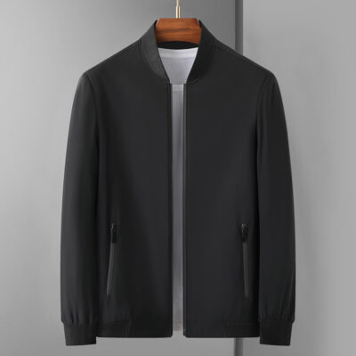 Áo khoác rộng của bố Áo khoác nam trung niên và cao tuổi Áo khoác xuân thu nam Áo khoác nam trung niên giản dị