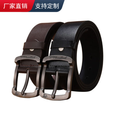 Nhà Máy Cung Cấp Trực Tiếp Nam PU Quần Dây Retro Quần Dây Thắt Lưng Nam Hàng Không Dây Thắt Lưng Thường Một Dropshipping