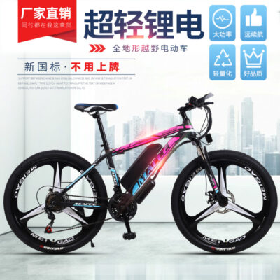 Nhà máy nguồn 26 inch trợ lực xe đạp leo núi dành cho người lớn pin lithium xe điện hỗ trợ dropshipping