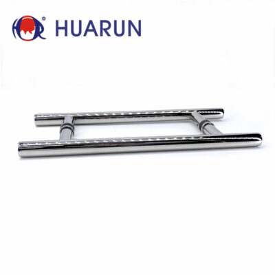 Tay nắm cửa kính phòng tắm ống tròn tay nắm phòng tắm hình chữ H Tay nắm phòng tắm bằng thép không gỉ dày 304/316