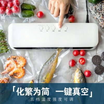 Máy hút chân không gia đình máy bảo quản máy đóng gói hút chân không thực phẩm nhà bếp máy hút chân không máy đóng thùng nhựa tự động