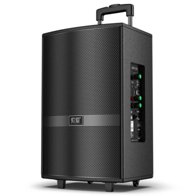 Sony Ericsson F37 Loa siêu trầm ba chiều bằng gỗ 15 inch âm thanh khiêu vũ vuông âm thanh loa xe đẩy ngoài trời karaoke quốc gia