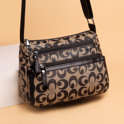 Túi xách nữ trung niên túi mẹ 2023 túi đeo vai thời trang nữ mới Ba lô ví ví da mềm túi nhỏ