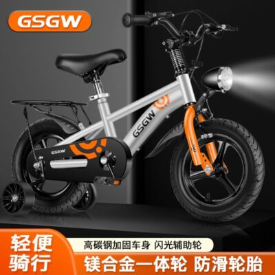 Xe đạp trẻ em Xe đẩy bé trai 3-6-7-9 tuổi Xe đạp trẻ em 4-8 tuổi Xe đạp bé gái có bánh phụ