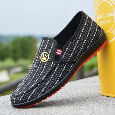Giày Vải Nam 2022 Mới Cũ Giày Vải Bắc Kinh Ban Giày Nam Giày Slip-On