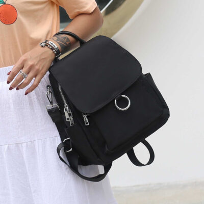 2023 Mới Đa Chức Năng Nữ Đeo Vai Túi Xách Vải Oxford Chống Thấm Nước Ba Lô Du Lịch Ngoài Trời Schoolbag