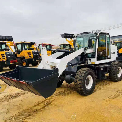 Máy móc xây dựng Zhongtuo xe nâng dẫn động bốn bánh máy xúc lật nhỏ Máy xúc lật hầm mỏ Bantam