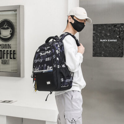 Ba lô mới nam ban đầu thích hợp đi học nam sinh viên đại học giải trí công suất lớn nam ba lô máy tính du lịch