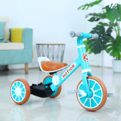 Xe ba bánh đạp trẻ em xe đạp trượt đa năng dành cho trẻ em xe cân bằng có bàn đạp tặng xe đẩy có thể trượt và đi