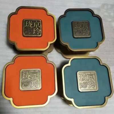 Trung Quốc cổ chạm khắc hình bán nguyệt rỗng tay cầm hợp kim nhôm cửa khách sạn tay nắm cửa kính sang trọng tay cầm lớn