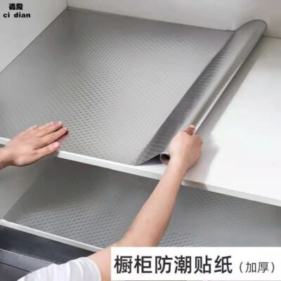 Miếng dán chống dầu nhà bếp miếng dán tường chống cháy và chịu nhiệt độ cao chống thấm và chống ẩm cho tủ giấy dán tường giấy dán tường giấy nhôm tự dính cho bếp