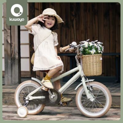 Xe đạp trẻ em Kuwayo bé trai và bé gái xe đạp lớn trẻ em 3-6-8-12 tuổi xe đẩy bé gái