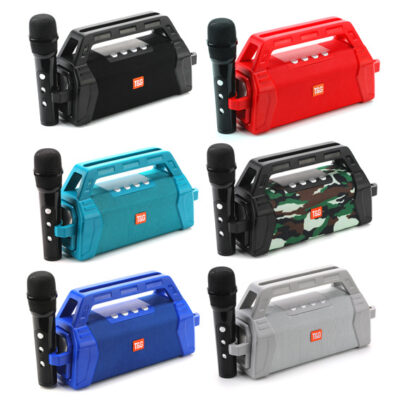 Loa karaoke giải trí gia đình vải di động cao cấp Loa phát thanh không dây bluetooth TG ngoài trời