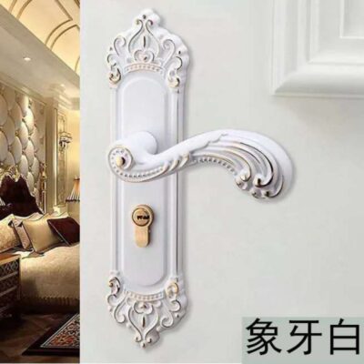 Phòng Ngủ Khóa cửa Trong Nhà Khóa cửa Bộ 3 Lớn/Nhỏ 50 Lưỡi Đôi Trang Trí Nhà Tay Cầm Áp Lực câm Chịu Lực