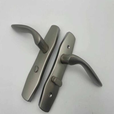 Bề mặt lõm dày Khóa cửa phòng tắm phòng tắm nhà bếp nhà vệ sinh nhà vệ sinh lưỡi đơn Khóa cửa không cần chìa Khóa cửa hợp kim nhôm