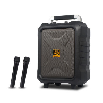 Âm nhạc sư tử (SHILE) SL-2015 âm thanh khiêu vũ vuông ngoài trời Sạc loa di động xe đẩy 8 inch