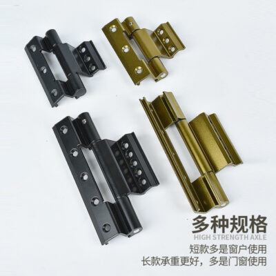 Cầu gãy bản lề cửa sổ hợp kim nhôm ban công gấp hạng nặng cửa kính cách nhiệt gấp mở phẳng phụ kiện bản lề phần cứng