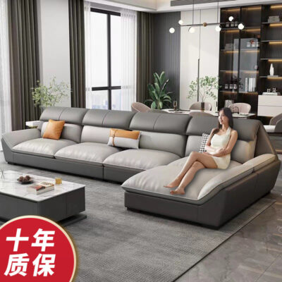 Công nghệ sofa vải phòng khách kết hợp đơn giản hiện đại cao su non wash Bắc Âu hàng thẳng căn hộ lớn nhỏ sofa vải