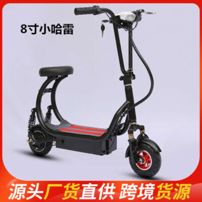 Ngoại thương mới xuất khẩu 8 inch nhỏ Harley cá heo mini gấp xe điện thành phố xe tay ga