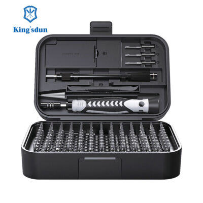 Bộ tuốc nơ vít đa năng chính xác Jinshidun 130 trong 1 kết hợp công cụ đầu tư sản phẩm mới 117 lô đầu thép CRV