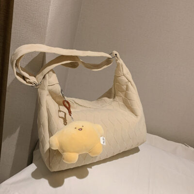 Túi đeo sát nách sức chứa lớn phong cách mới, túi đeo vai thời trang đơn giản, túi đi lại, kết cấu cao cấp cho nữ, túi Messenger