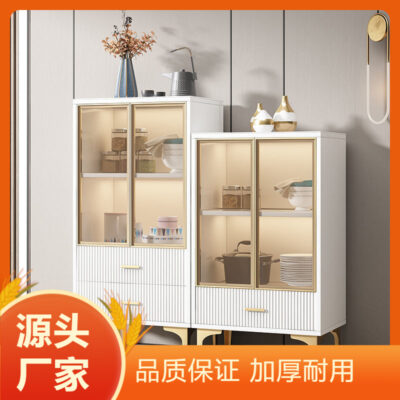 Nhà máy sản xuất tủ sắt trực tiếp đẹp sang trọng trà tủ rượu tối giản hiện đại tủ bếp tủ để đồ tủ khóa micro