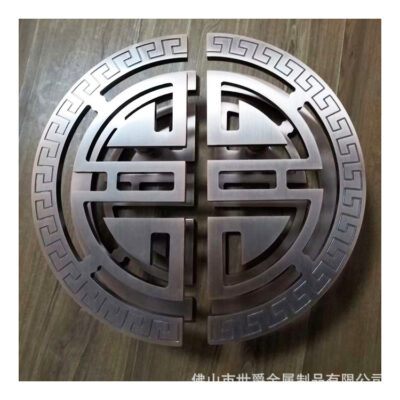 Gia công chạm khắc Phật Sơn cửa nhôm khắc tay nắm nhôm khắc hình bán nguyệt Tay cầm hợp kim nhôm gia công chạm khắc