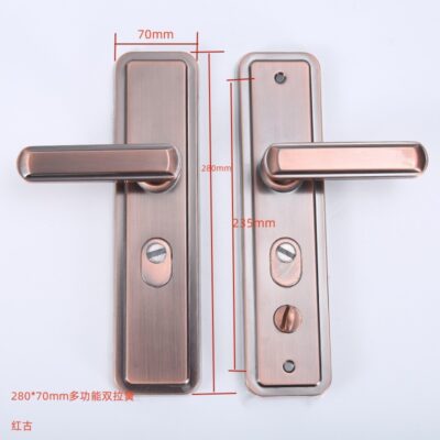 Các nhà sản xuất bán buôn lót hai mặt tay cầm đa chức năng chống trộm cửa tay nắm cửa gia đình chống cạy nhanh gấp đôi khóa vạn năng trực tiếp