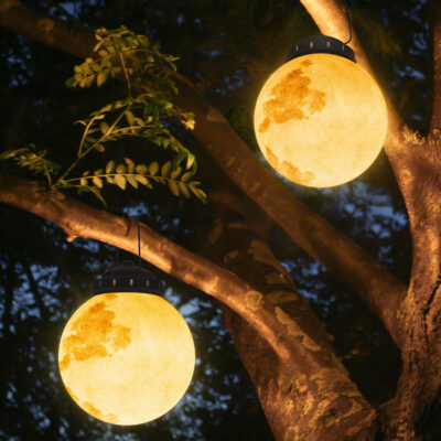 Đèn ngoài trời năng lượng mặt trời Đèn treo khí quyển sân thượng Đèn sạc di động Đèn mặt trăng Đèn sân vườn Đèn sân vườn biệt thự Đèn cắm trại